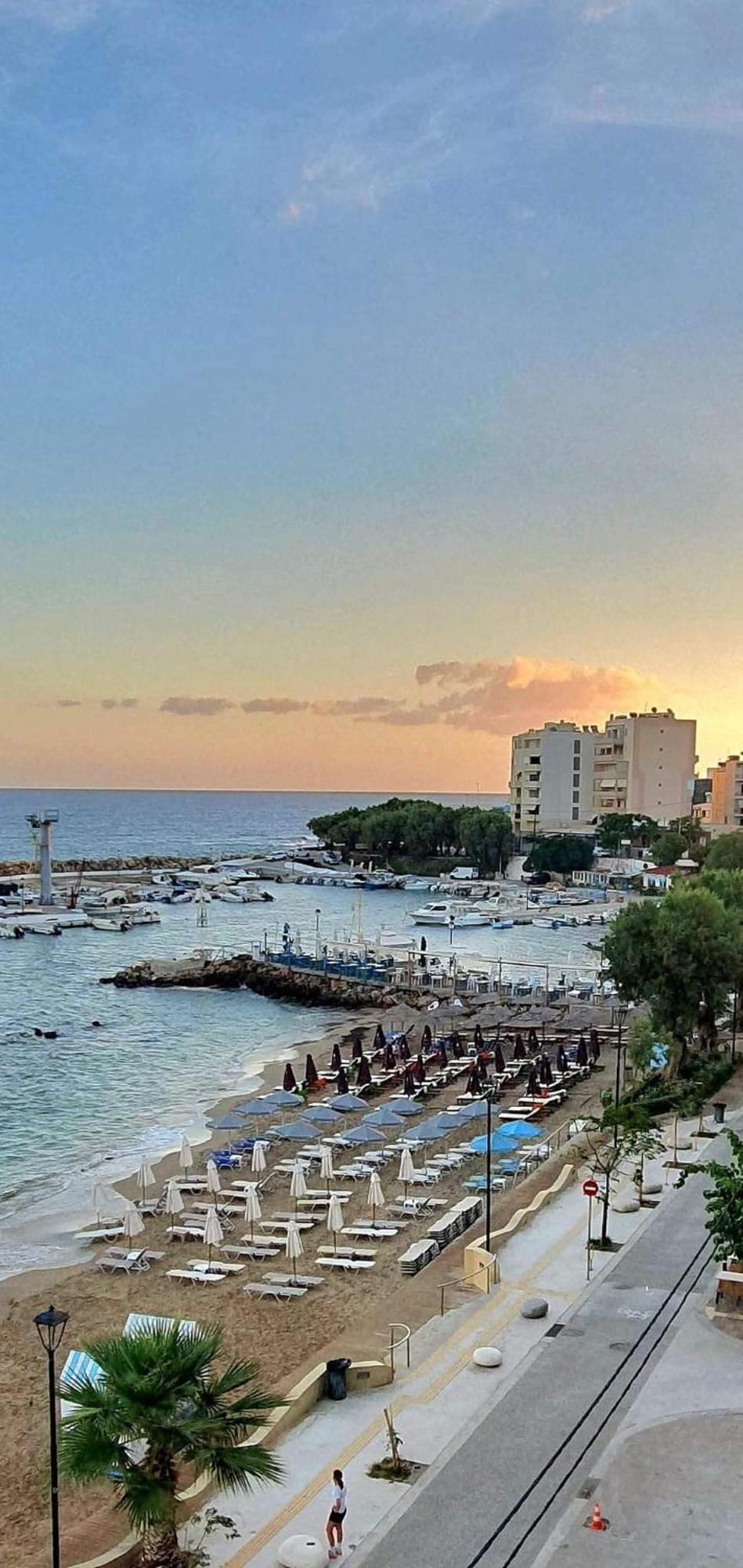 דירות חאניה Panoramic Sea View מראה חיצוני תמונה