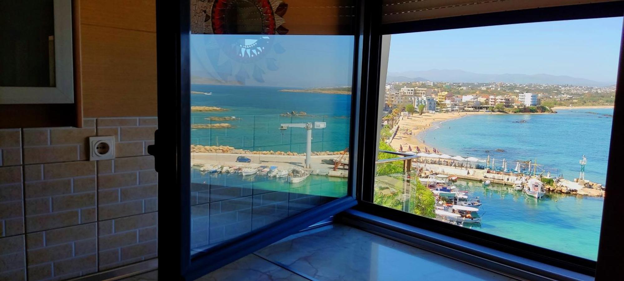 דירות חאניה Panoramic Sea View מראה חיצוני תמונה