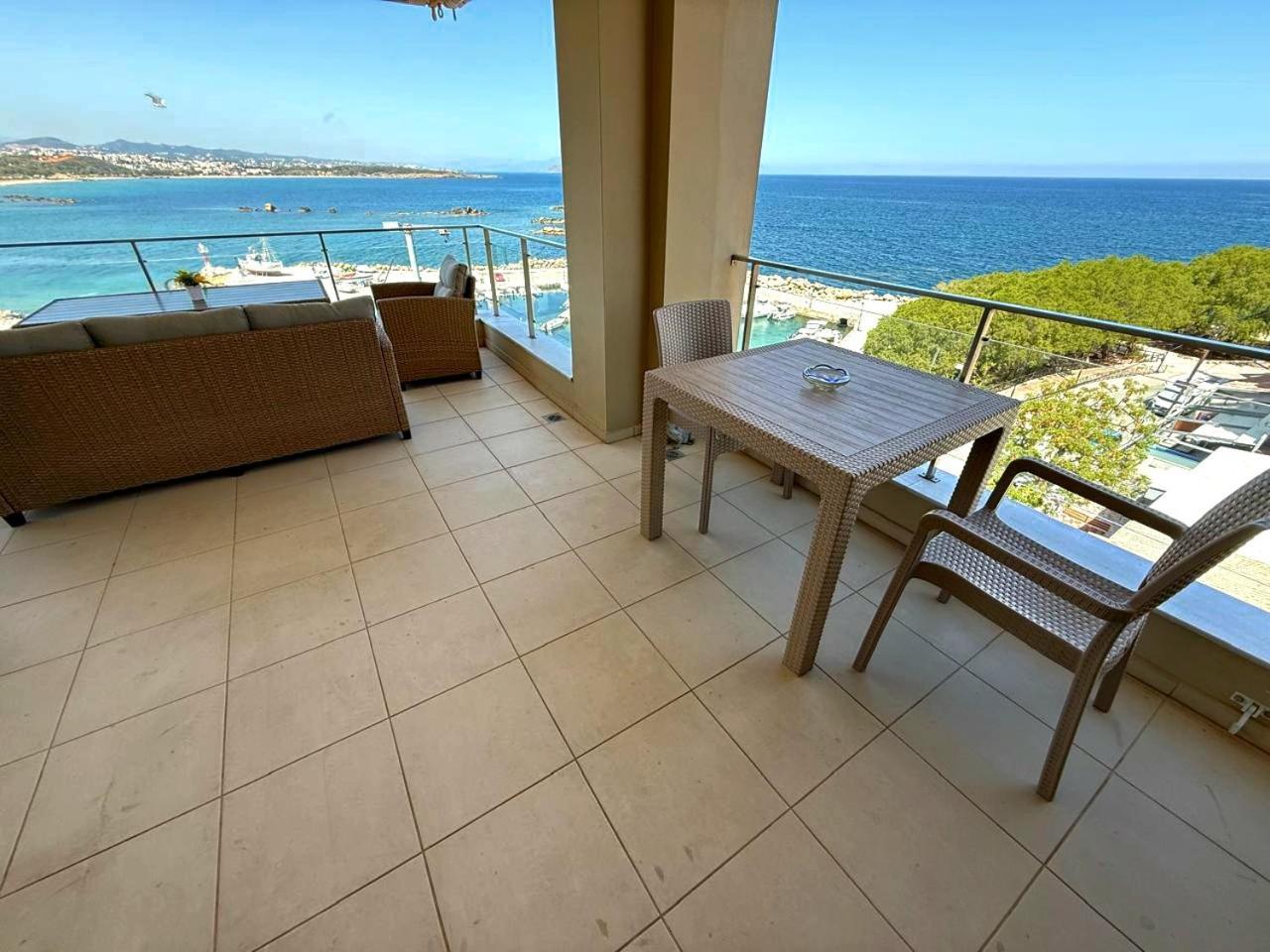 דירות חאניה Panoramic Sea View מראה חיצוני תמונה